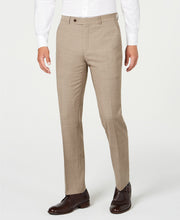 Load image into Gallery viewer, Tommy Hilfiger Men&#39;s Modern-Fit THFlex Stretch Tan Sharkskin Suit Separate Pants