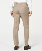 Load image into Gallery viewer, Tommy Hilfiger Men&#39;s Modern-Fit THFlex Stretch Tan Sharkskin Suit Separate Pants