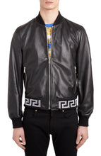 Load image into Gallery viewer, VERSACE Leather Bomber Jacket