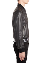 Load image into Gallery viewer, VERSACE Leather Bomber Jacket