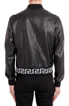 Load image into Gallery viewer, VERSACE Leather Bomber Jacket