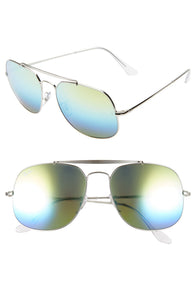 RAY-BAN The General 57mm Aviator Sunglasses